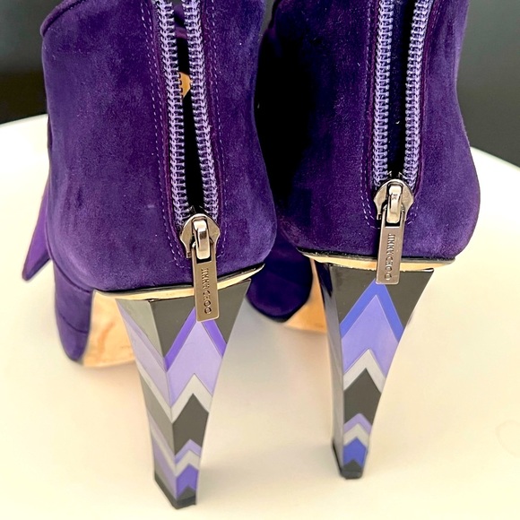 Jimmy Choo Erica Ankle Bootie Dark
Purple Suede - Picture 11 of 16
